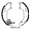 CITROEN SAXO- 96/00; ARKA FREN PABUCU (90X31,50) (BRAMAX)