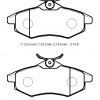 CITROEN C3- 03/09; ÖN FREN BALATASI 1,1/1,4/1,4HDI (KABLOSUZ)(DİSK) (123X53X19) (BRAMAX)