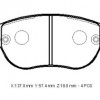 CITROEN C3- 03/06; ÖN FREN BALATASI (KABLOSUZ)(DISK)(137X57,4X18)(BRAMAX) CITROEN C3- 03/06; ÖN FREN BALATASI (KABLOSUZ)(DISK)(137X57,4X18)(BRAMAX)