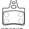 CITROEN XANTIA- 93/98; ARKA FREN BALATASI (KABLOSUZ)(DİSK)(53,8X63,1X15)(BRAMAX)