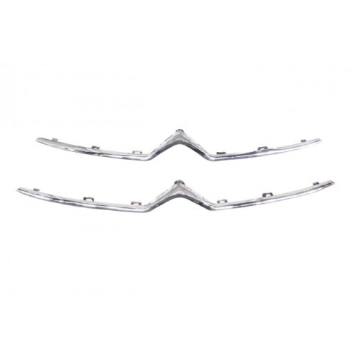 CITROEN C4- 11/17; ÖN PANJUR ÜST NİKELAJI (ALT/ÜST TAKIM 2 ADET) (TW)