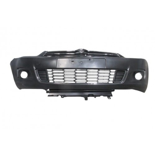 CITROEN C ELYSEE- 12/16; ÖN TAMPON SİYAH PANJURLU KOMPLE/ÇEKİ KAPAKLI/SİS BRAKETLİ (TW)