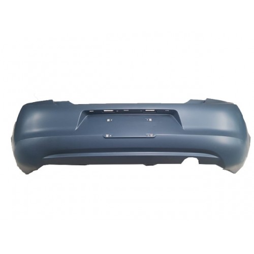 CITROEN C ELYSEE- 17/24; ARKA TAMPON KOYU GRİ SENSÖR DELİKSİZ (EUROBUMP)
