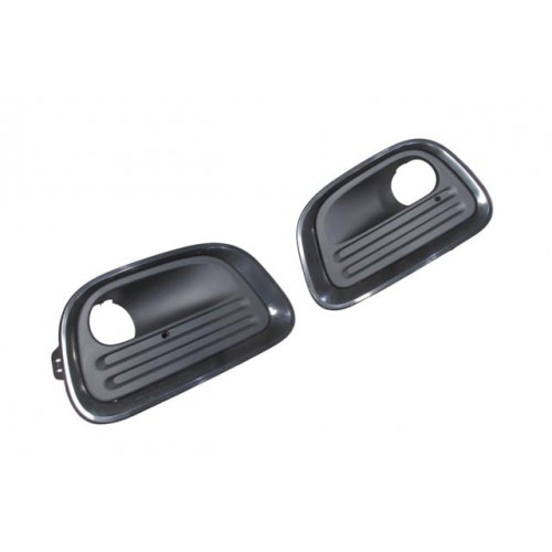 CITROEN BERLINGO- 19/24; SİS LAMBA KAPAĞI ÇERÇEVELİ SAĞ/SOL SET (4 PARÇA)  SİS DELİKLİ (TW)