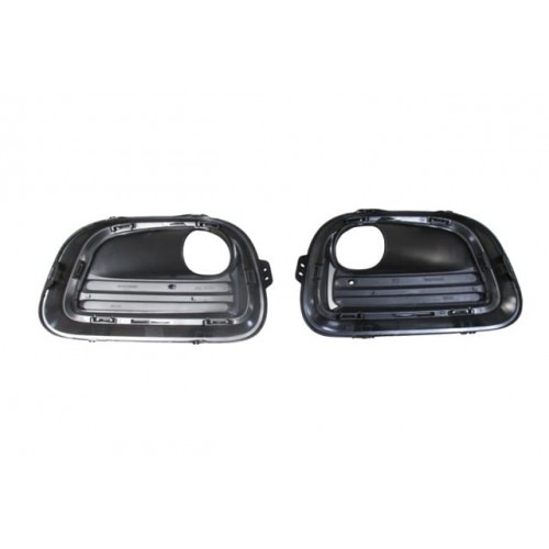 CITROEN BERLINGO- 19/24; SİS LAMBA KAPAĞI ÇERÇEVELİ SAĞ/SOL SET (4 PARÇA)  SİS DELİKLİ (TW)