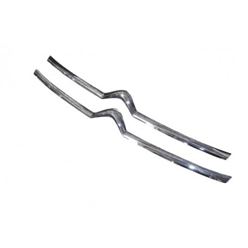 CITROEN JUMPY- 17/24; ÖN PANJUR NİKELAJ ÇITASI ALT/ÜST SET (2PARÇA)(TW)