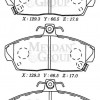 ROVER 200/220/400- 89/95; ÖN FREN BALATASI (EURO TIP) (DISK) (129,3X66,5X17) (DAIWA) ROVER 200/220/400- 89/95; ÖN FREN BALATASI (EURO TIP) (DISK) (129,3X66,5X17) (DAIWA)