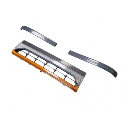 MITSUBISHI CANTER- FE635/659- 98/06; ÖN PANJUR SARI/BEYAZ REFLEKTÖRLÜ KLİPSİZ MITSUBISHI YAZILI)(FPI