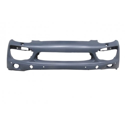 PORSCHE CAYENNE- 11/14; ÖN TAMPON SIYAH FAR YIKAMA DELIKLI/SENSÖR DELIKLI (TW)