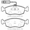 FIAT SIENA- 97/02; ÖN FREN BALATASI 1.2/1.4/1.6cc/1.7/1.9D (2 KABLOLU)(DİSK)(151.5x52.5x18) (BRAMAX)