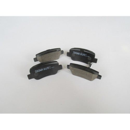 TOYOTA AVENSIS- 10/14; ARKA FREN BALATASI 1,6/1,8/2,0/2,2 (DISK)(109X49,9X15,5)(DAIWA) TOYOTA AVENSIS- 10/14; ARKA FREN BALATASI 1,6/1,8/2,0/2,2 (DISK)(109X49,9X15,5)(DAIWA)