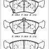 TOYOTA AVENSIS- 01/02; ÖN FREN BALATASI 1,6/1,8/2,0 (DİSK) (156,5X50X17) (DAIWA)