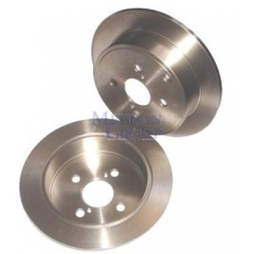 TOYOTA AVENSIS- 98/00; ARKA FREN DISKI (DÜZ)(ADET) 1.6I (258X9X55X55,5X4-2-1)(DAIWA)