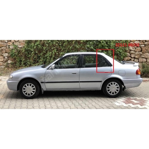 TOYOTA COROLLA- AE111- 99/00; ARKA KAPI ÇITASI (ARKA) SAG/SOL SET