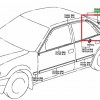 TOYOTA COROLLA- AE111- 99/00; ARKA KAPI ÇITASI (ARKA) SAG/SOL SET TOYOTA COROLLA- AE111- 99/00; ARKA KAPI ÇITASI (ARKA) SAG/SOL SET