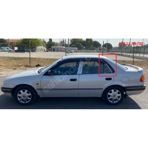 TOYOTA COROLLA- ZZ111- 00/02; ARKA KAPI ÇITASI (ARKA) SAG/SOL SET TOYOTA COROLLA- ZZ111- 00/02; ARKA KAPI ÇITASI (ARKA) SAG/SOL SET