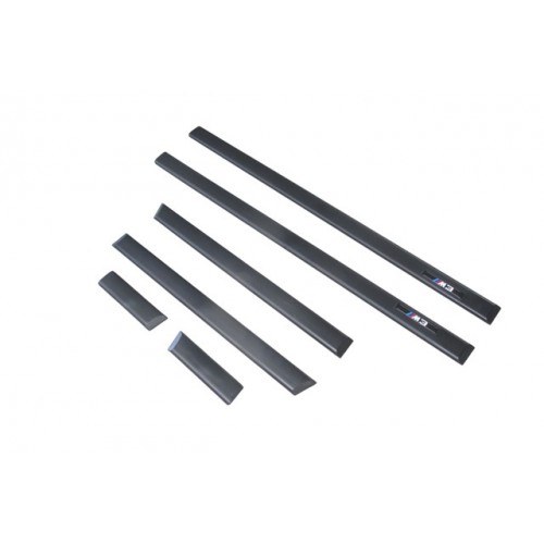 BMW 3 SERI- E36- SD- 91/98; KAPI BANDI TAKIMI (6 PARÇA) (LOGOLU/KLIPSLI) (M3) BMW 3 SERI- E36- SD- 91/98; KAPI BANDI TAKIMI (6 PARÇA) (LOGOLU/KLIPSLI) (M3)