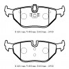 BMW 3 SERI- E36- SD/COUPE- 91/98; ÖN FREN BALATASI 316/318/320/325(KABLOSUZ)DİSK(123,1X45X16)BRAMAX)