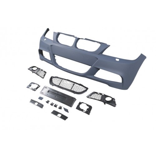 (YENİ ÜRÜN!!!)BMW 3 SERI- E90- 09/11; ÖN TAMPON ASTARLI (SİSLİ/F.YIK.LI/SİS KAPAKLI/IZGARALI/PLAKA PLS) M-TECH/LCI