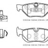 BMW 3 SERI- E90- 05/11; ARKA FREN BALATASI (KABLOSUZ)(DİSK)(123X43.8X16.2/123X48X16.2)(BRAMAX)
