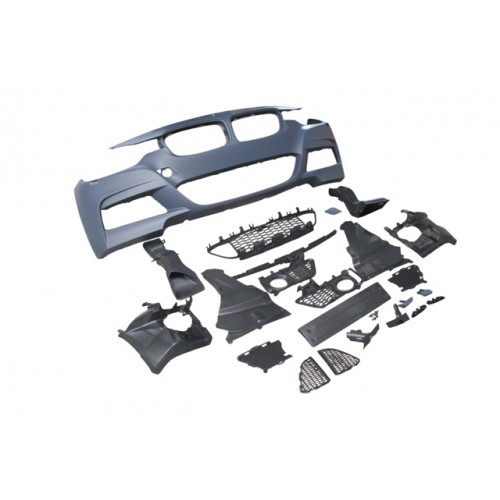 (YENİ ÜRÜN!!!)BMW 3 SERI- F30- 12/18; ÖN TAMPON (IZGARALI/PLAKA PLASTİKLİ) (F.YIK.LI) (M-TECH/LCI)