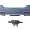(YENİ ÜRÜN!!!)BMW 3 SERI- F30- 12/18; ARKA TAMPON ASTARLI(SENSÖR YUVALI/REFLEKTÖRLÜ/KARLIKLI/ÇİFT EGZOS DELİKLİ)