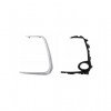 TOYOTA COROLLA- E210- 19/24; SİS LAMBA KAPAĞI SOL SİS DELİKLİ NİKELAJLI İÇ DIŞ SET (2 PARÇA)