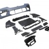 (YENİ ÜRÜN!!!)BMW 5 SERI- G30- 20/22; ÖN TAMPON GRİ (IZGARALI/SİS KAPAKLI/SENSÖR DELİKLİ) (F90/M5/LCI)