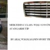 MERCEDES C CLASS- W202- 93/99; ÖN PANJUR NİKELAJLI/SİYAH (9 ÇITALI) AVANGARDE TİP (TW)