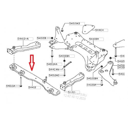 NISSAN QASHQAI- J11- 14/16; RADYATÖR ALT TRAVERSİ (1.6CC)