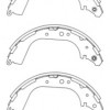 NISSAN PATHFINDER- 96/99; ARKA FREN PABUCU (147,5X50) (DAIWA)