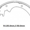 NISSAN PATROL- 95/97; ARKA FREN PABUCU (135X50)(DAIWA)