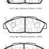 HONDA ACCORD- 90/93; ÖN FREN BALATASI (DİSK) (141,2X51X18,5) (DAIWA)