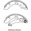 HYUNDAI ATOS- 05/08; ARKA FREN PABUCU (90X30) (DAIWA)