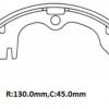 KIA CERES- KAMYONET- 90/00; ÖN/ARKA FREN PABUCU 2.2CC (130X45)(DAIWA)