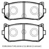 KIA SHUMA- II- 00/03; ARKA FREN BALATASI (DİSK) (99X41,6X12,8) (DAIWA)