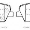 KIA SORENTO- 10/12; ARKA FREN BALATASI (DİSK)(116.8X48.4X14.4)(DAIWA)