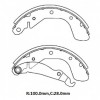 OPEL CORSA- B- 93/00; ARKA FREN PABUCU 1,0/1,2/1,4/1,6cc (100X28) (BRAMAX)