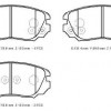 OPEL INSIGNIA- 09/17; ÖN FREN BALATASI 1,4/1,6/1,8/2,0 (DİSK) (131,5X59,6X19)(BRAMAX)