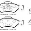 FORD FIESTA- 96/99; ÖN FREN BALATASI 1,0/1,3/1,4/1,8 (DİSK) (149,9X54X17,5/15;1,4X52,2X17,5)(BRAMAX)