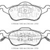 FORD FOCUS- SD/HB- 98/05; ÖN FREN BALATASI 1,4/1,6/1,8/2,0 (DİSK) (178X58,5X18/178X60,6X18) (BRAMAX)